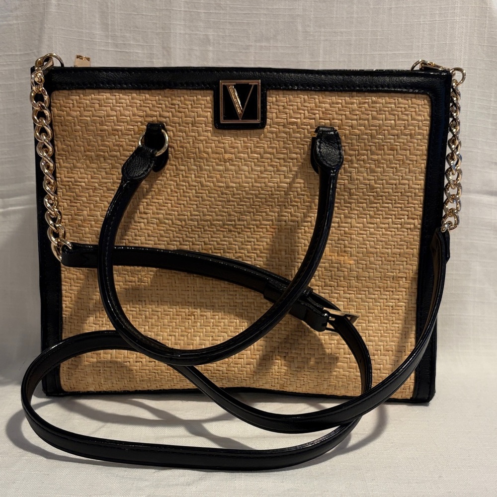 Victoria's Secret Black and Tan Bag